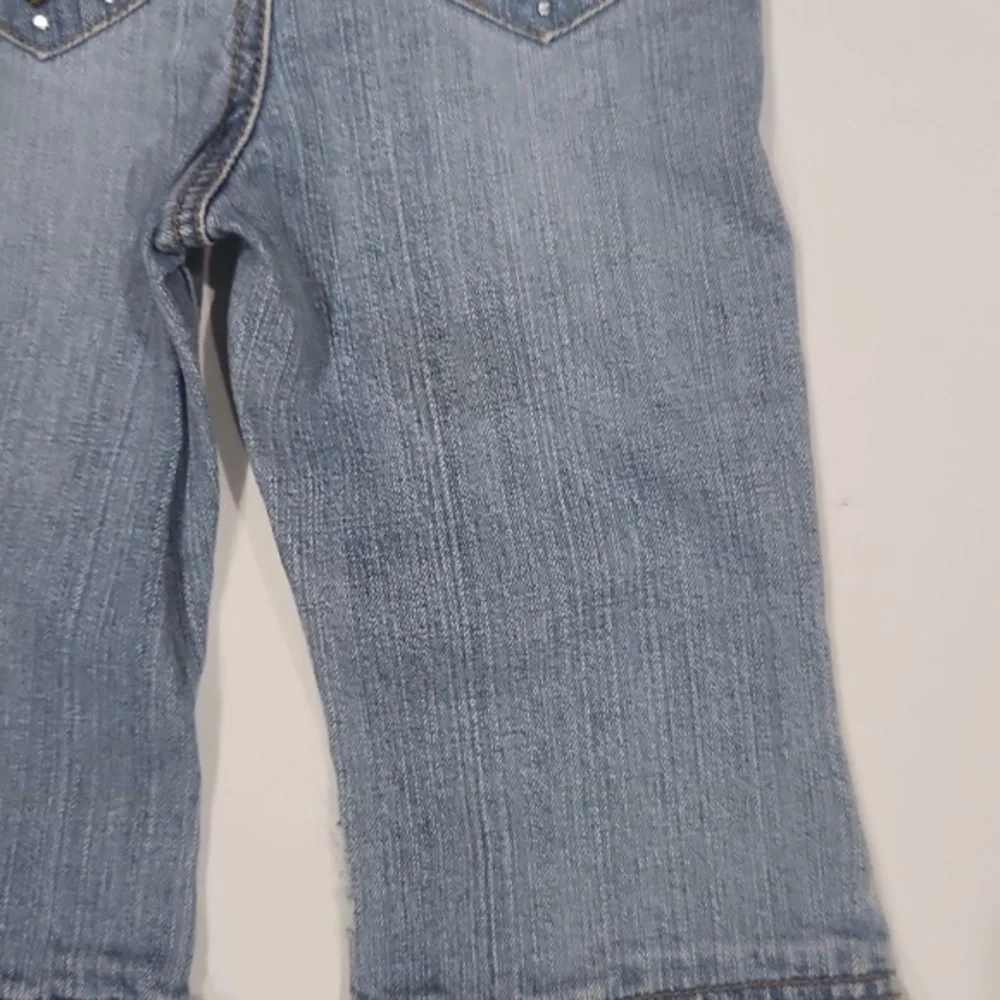 Toddlers Jeans with Cheeta and‎ Rhinestone Accents Size 2T